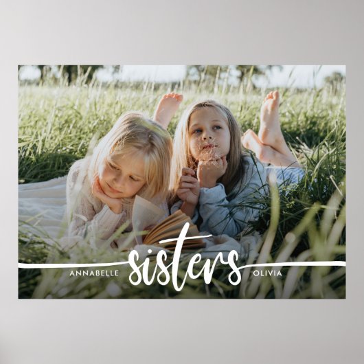 Sisters Script Moderne foto Poster (Voorkant)