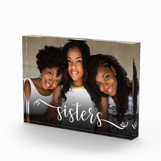 Sisters Script Photo Block Fotoblokken (Rechts)