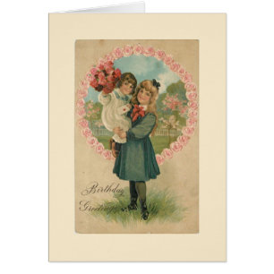 Sisters Verjaardag Vintage Geïnspireerd jaren 1910