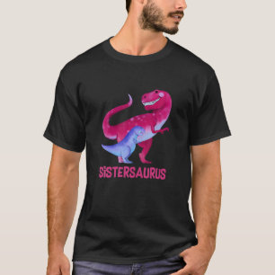 Sistersaurus Cute AMA Saurus Dinosaur Moederdag T-shirt