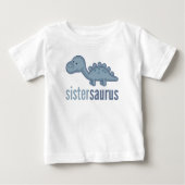 Sistersaurus Dinosaur Sister Matching TShirt (Voorkant)