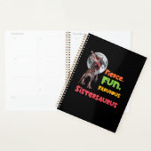 Sistersaurus Équipe de dinosaures sœurs appariées (Devant avec enveloppe)