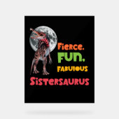 Sistersaurus Équipe de dinosaures sœurs appariées (Recto)