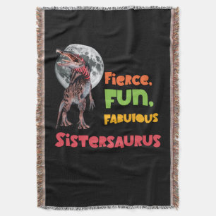 Sistersaurus Overeenkomende Zusters Dino Troep Ont Deken