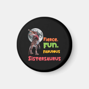 Sistersaurus Overeenkomende Zusters Dino Troep Ont Magneet