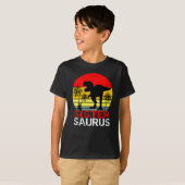 Sistersaurus T Rex Dinosaur T-shirt (Voorkant volledig)
