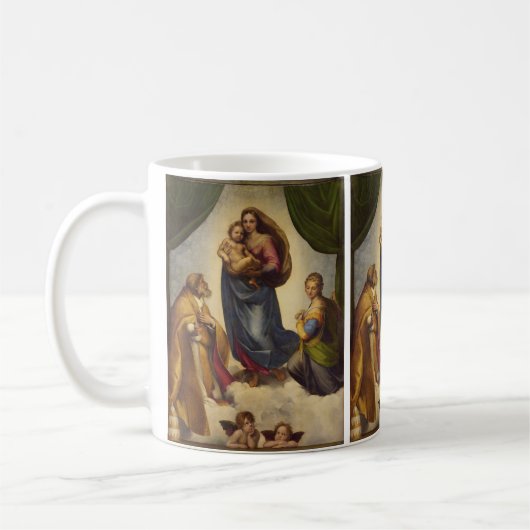 Sistijnse Madonna van Rapahel Koffiemok (Links)