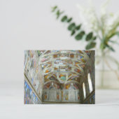 sistine briefkaart (Staand voorkant)