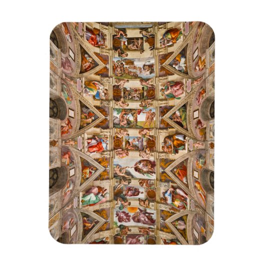Sistine Chapel Ceiling, 1512, door Michelangelo Magneet (Verticaal)