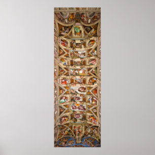 Sistine Chapel Ceiling, 1512, door Michelangelo Poster