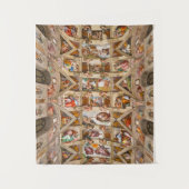 Sistine Chapel Ceiling, 1512, door Michelangelo Wandkleed (Voorkant)