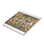 Sistine Chapel Ceiling By Michelangelo Tegeltje (Zijkant)
