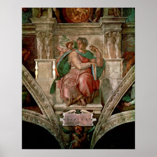 Sistine Chapel Ceiling: de profeet Isaiah Poster