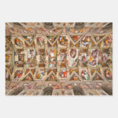 Sistine Chapel Ceiling door Michelangelo Inpakpapier Vel (Voorkant 2)