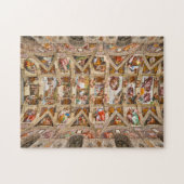 Sistine Chapel Ceiling door Michelangelo Legpuzzel (Horizontaal)
