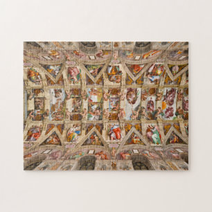 Sistine Chapel Ceiling door Michelangelo Legpuzzel