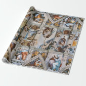 Sistine Chapel Ceiling Michelangelo Cadeaupapier (Uitgerold)
