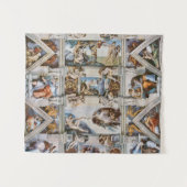 Sistine Chapel Ceiling Michelangelo Wandkleed (Voorkant (horizontaal))