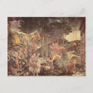 Sistine Chapel - De jeugd van Mozes Briefkaart