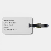 Sistine Chapel Michelangelo - Vaticaan, Rome, Ital Bagagelabel (Achterkant horizontaal)