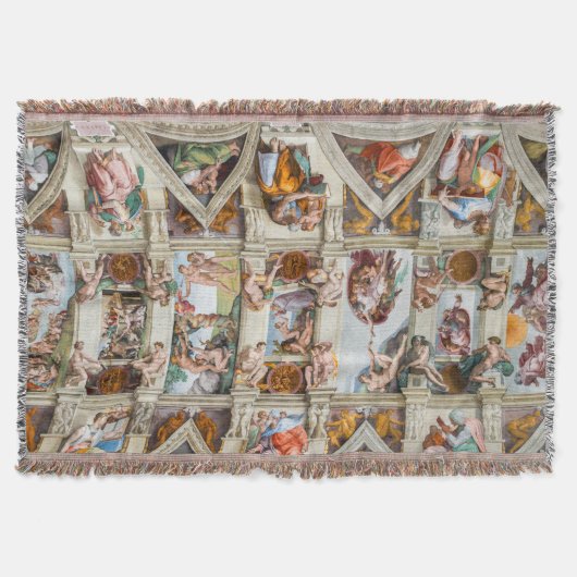 Sistine Chapel Michelangelo - Vaticaan, Rome, Ital Deken (Voorkant)