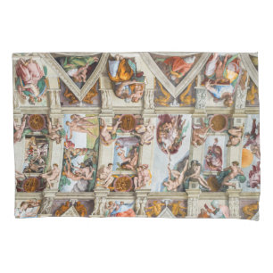 Sistine Chapel Michelangelo - Vaticaan, Rome, Ital Kussensloop