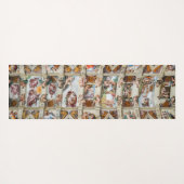 Sistine Chapel Michelangelo - Vaticaan, Rome, Ital Yogamat (Achterkant (horizontaal))