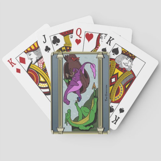 Sistine Chapel-speelkaarten Speelkaarten (Achterkant)