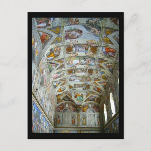 sistine chapel vc briefkaart (Voorkant)