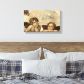 Sistine Madonna Angels door Raphael Canvas Afdruk (Insitu (Slaapkamer))