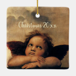 Sistine Madonna Angels door Raphael Sanzio Keramisch Ornament