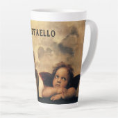 Sistine Madonna Angels door Raphael Sanzio Latte Mok (Rechterhoek)