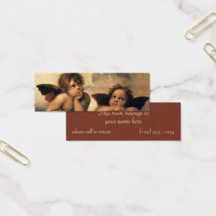 Sistine Madonna Angels door Raphael Sanzio Mini Visitekaartjes