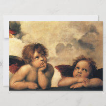 Sistine Madonna Angels door Raphael Wedding