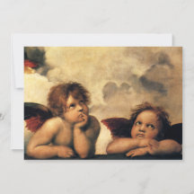 Sistine Madonna Angels door Raphael Wedding