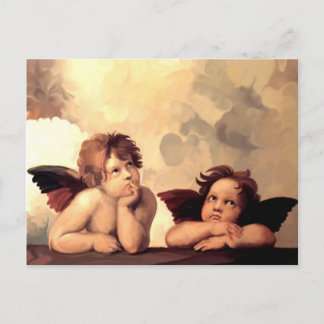 Sistine Madonna Cherubs Raffaelo Sanzio Briefkaart