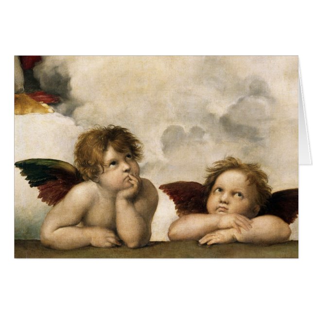 Sistine Madonna Detail, Raphael (Voorkant Horizontaal)