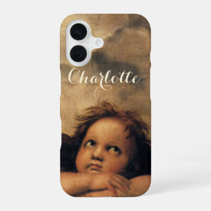 Sistine Madonna-Engelen door Raphael Sanzio iPhone 16 Hoesje