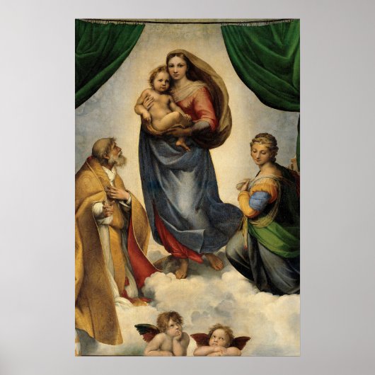 Sistine Madonna Poster (Voorkant)