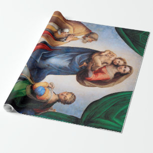 Sistine Madonna, Raphael Cadeaupapier