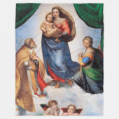 Sistine Madonna, Raphael Fleece Deken (Voorkant)