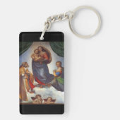 Sistine Madonna Sleutelhanger (achterkant)