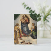 Sistine Madonna van Raphael Postkaart (Staand voorkant)