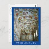 sistine vaticaanstad briefkaart (Voorkant / Achterkant)