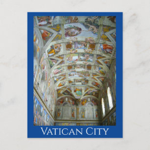 sistine vaticaanstad briefkaart