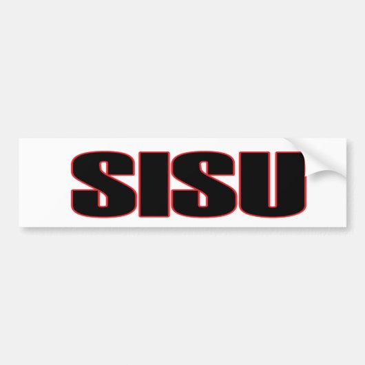Sisu Bumper Sticker du Michigan (Devant)