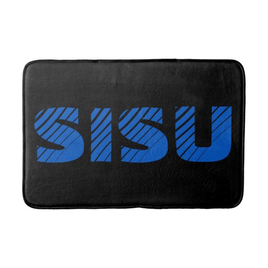 SISU Fins Sauna Bath Mat (zwart) (Voorkant)