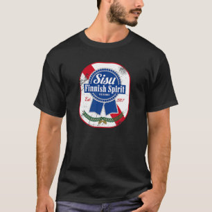Sisu Fins Suomi Classic Retro B T-shirt