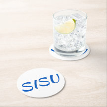 SISU Finse Onderzetter Set (6 Onderzetters rond)