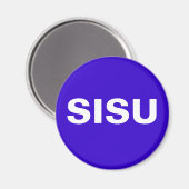 SISU Magnet Nature & Esprit du peuple finlandais (Recto/Verso)